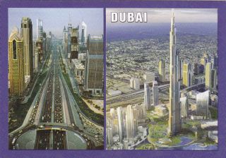   Seven Souvenir Postcards from Dubai Abu Dhabi Asia Arab World