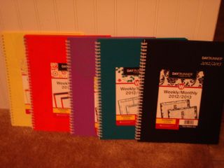    Runner 2012 2013 Weekly Monthly Academic Planner Your Choice Colors