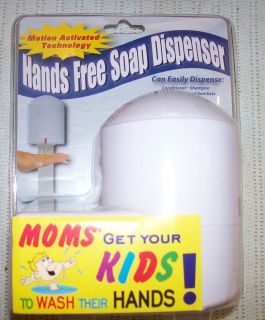 Motion Activated Hands free soap dispenser. shampoo conditioner hand 