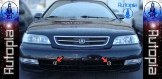 97 99 Acura CL Fog Lights Driving Bumper Lamps Lamp A HX Driving Pair 