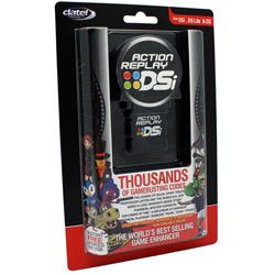 Action Replay cheat device for both DSi and DS Lite. Includes 
