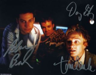 TOM LENK DANNY STRONG ADAM BUSCH Buffy Autograph Signed AFTAL UACC 