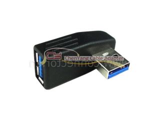 Vertical Right Angled USB 3 0 Adapter A Male to Female