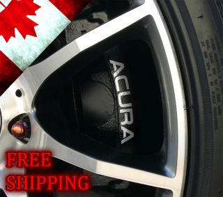 Acura Caliper Decals Set of 4 Stickers Plus 2 Spairs Integra RSX CSX 