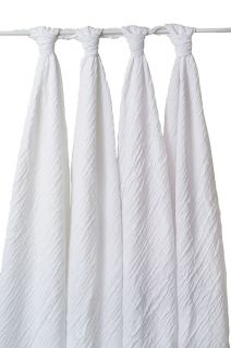Aden Anais 4 Pack Star Light Muslin Cotton Baby Wraps Swaddle Blanket 