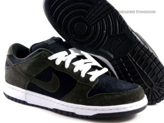 Nike Dunk SB Low Black Army Green Skateboard Men Shoes