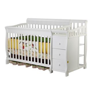 Dream On Me 4 in 1 Brody Convertible Crib with Changer in White