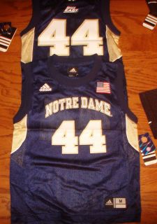 Notre Dame NCAA Youth Size Adidas Basketball Jersey