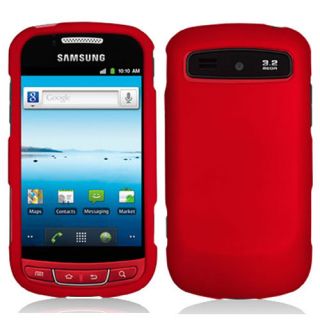 Samsung Admire Vitality R720 MetroPCS Red Rubberized Hard Case Cover 