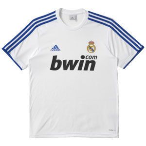 Adidas Mens ClimaLite Real Madrid Replica Home T Shirts Soccer