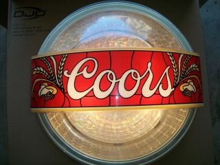 Vintage 1980 Adolph Coors Beer Motion Bar Light Pub Sign RARE Lite 