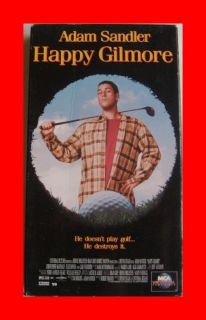 Happy Gilmore VHS Movie Video Tape Adam Sandler Golf Comedy Free SHIP 
