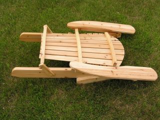 deluxe white cedar adirondack folding chair natural sold out call for 
