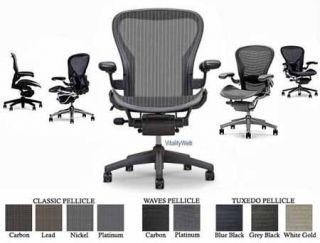 Herman Miller Aeron Adjustable Graphite Chair Size C