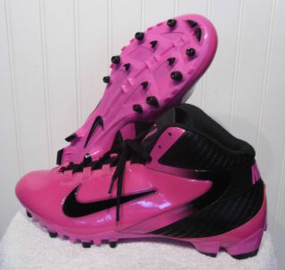 New Nike Alpha Speed TD Mens Football Cleats 8 13 Pink Black MSRP$95 