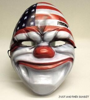 Payday The Heist Clown Mask SDCC Comic Con FPS Video Game PS3 Sony 
