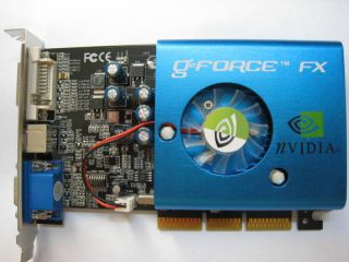 NVIDIA GeForce FX FX5200 128MB DDR TV DVI AGP Card