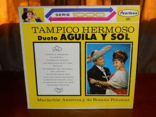 LP DUETO AGUILA Y SOL Tampico hermoso PEERLESS LD 1015 mariachi