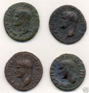 Agrippa AE as Ric 58 Fine 4 Pieces EB 1260