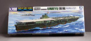   Model Kit WW2 Water Line Series Aircraft Carrier Unryu 1 700