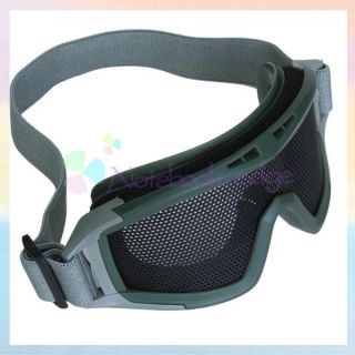 Airsoft Tactical Eyes Protection Metal Mesh Glasses Goggle Protect 