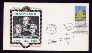SPIRO T. AGNEW signed Maryland FDC cover ( Richard Nixon, debates 