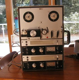 Akai Reel to Reel Tape Deck Model M8 Crossfield Recorder Player Works 
