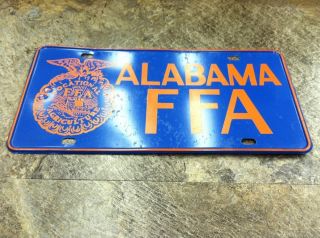 Vocational Agriculture Alabama FFA Farm Metal Tin Auto Car Truck Sign 