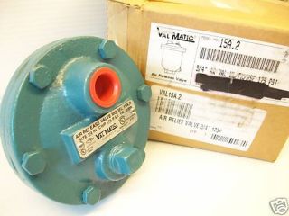 New Val Matic 15A 2 3 4 Air Release Relief Valve Valmatic