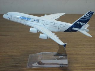 New AIRBUS A380 Passenger Airplane Plane Aircraft Diecast Model 