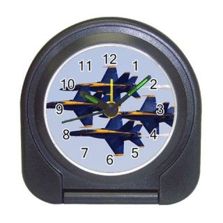 navy fighter plane blue angels travel alarm clock travel alarm clock 