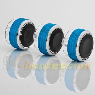 Car Air Conditioner A C Control Knob Heater Panel Switch Blue for 