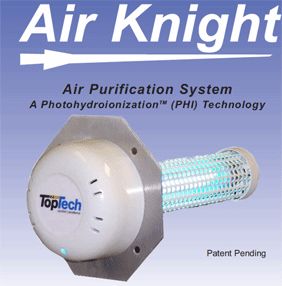 Toptech Air Knight in Duct Air Purifier New 9 Fast Shipping