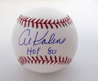 Al Kaline Detroit Tigers Autographed MLB Baseball HOF 80 SI