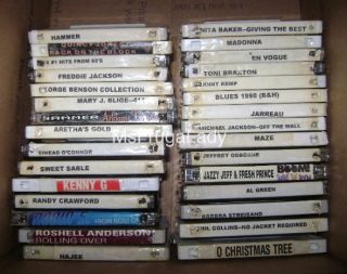 Variety Cassette Music Lot Audio Tape Motown R B Jazz Country 57 