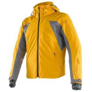 Dainese Albertville EVO D Dry Waterproof Ski Jacket Yellow Orange Gray 