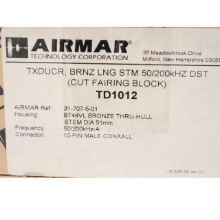 Airmar 31 707 5 01 Raymarine B744VL Multi Sensor Boat Depth Triducer 