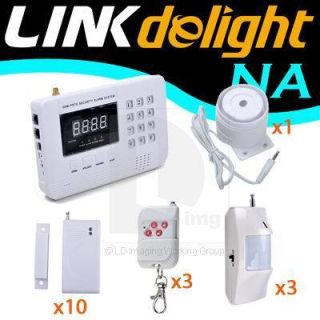 Wireless Alarm Security System Kits for Home Auto Dialer Sim Card 