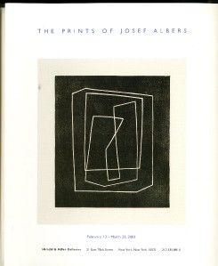 The Prints of Josef Albers 2003 Hirschl Adler Catalog