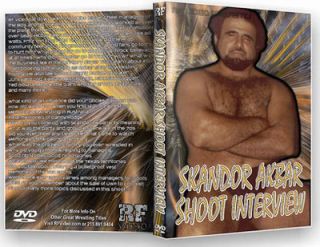 Skandor Akbar Shoot Interview Wrestling DVD WCCW