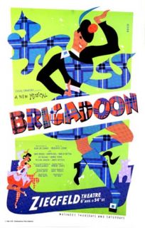 Original Broadway Cast Poster Brigadoon