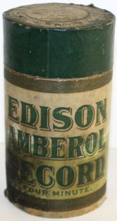 1908 Edison Amberol Record Case Albert Von Tilzer