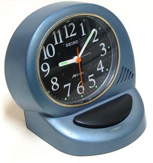 Vintage Seiko QM 369L Melodia Alarm Clock Works Plays Melody Perfect 
