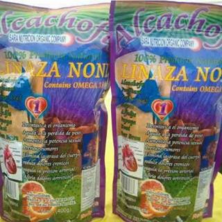 Alcachofa linaza noni Omega 3 6 9 14ozbag Colon cleanse detox 