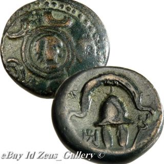 ALEXANDER the GREAT Ancient Greek Coin HERAKLES Macedonian Shield 