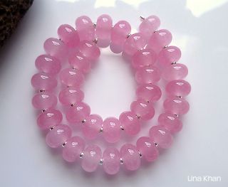 the beads 36 pretty alabaster pink accent beads made of