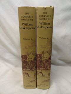 William Shakespeare The Complete Works All The Plays and Poems Vols 1 