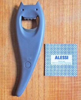 Alessi Bottle Opener Biagio Cisotti Diabolix Modern Italy Grey