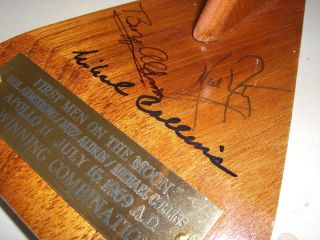 Apollo 11 CM model signed by Armstrong Aldrin and Collins