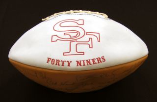 1970 San Francisco 49ers Team Signed Football 44 Sigs